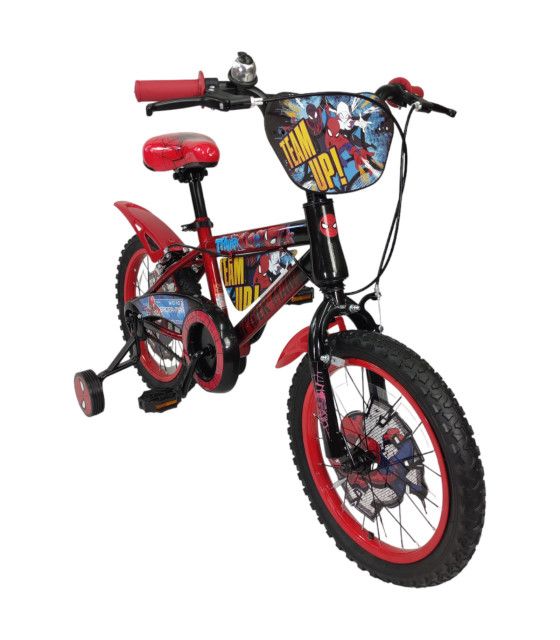 Bicicleta para Niños Rodada 16 con Llantas Entrenadoras Spider Man The Baby Shop - 1