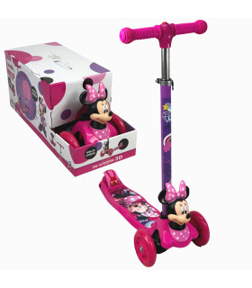 Scooter para Niños Patinete del Diablo Tres Llantas Minnie The Baby Shop - 1