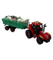 Tractor de Juguete de Friccion Animales de Granja con Remolque