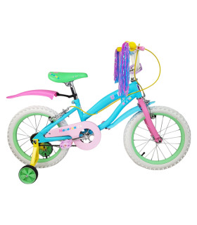 Bicicleta para Niñas R16 Llantas Aire y Entrenamiento Macaron Unibike - 1