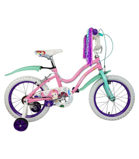 Bicicleta para Niñas R16 Llantas Aire y Entrenamiento Ocean Unibike - 1
