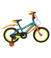 Bicicleta para Niños R16 Llantas Aire y Entrenamiento Colorin