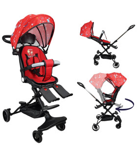 Carriola para Bebe Giratorio 360, Frenos, Plegable, Reclinable The Baby Shop - 1