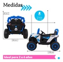 CARRO ELECTRICO MOD. TEK-1689 AZUL · foto 3
