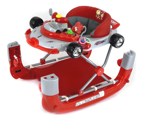 ANDADERA DE LUJO MOD. TEK 202 RACING ROJO · foto 2