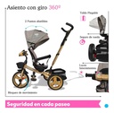 TRICICLO MUSICAL CON LUZ CAQUI · foto 4