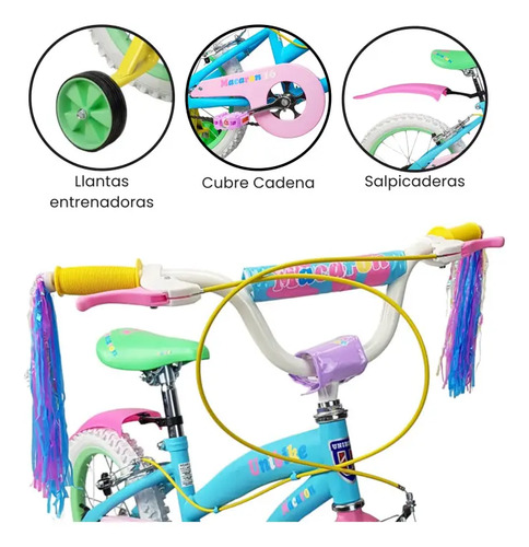 BICICLETA R0-16 MACARON · foto 3