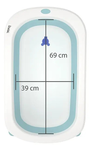 Bañera Plegable Cuack Cuack Baby Verde · foto 3