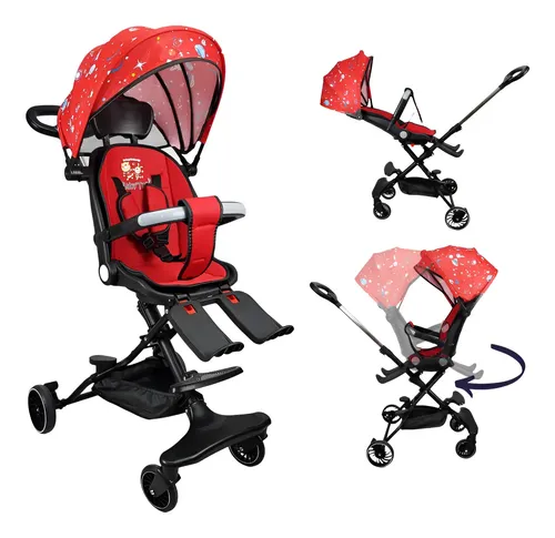 CARRIOLA PARA BEBE MOD. H-A ROJO · foto 2