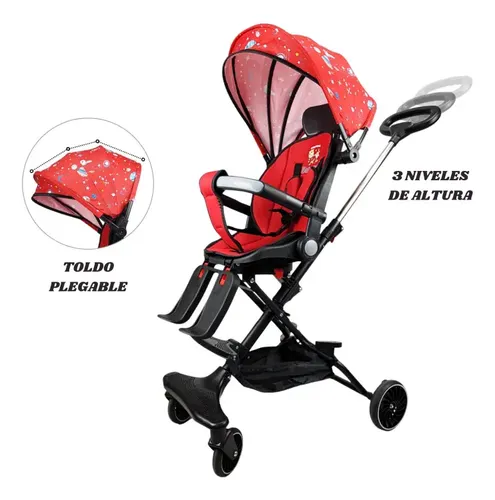 CARRIOLA PARA BEBE MOD. H-A ROJO · foto 4