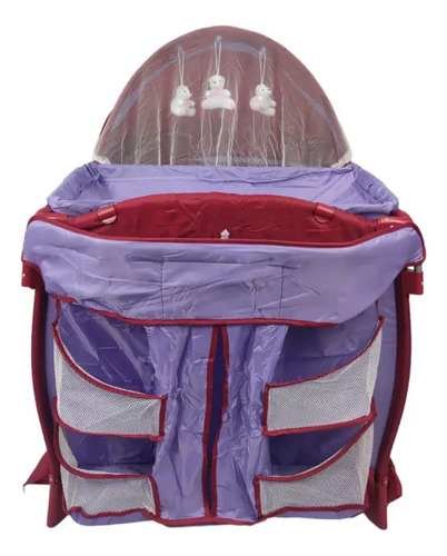 CUNA CORRAL CON CAMBIADOR MOD. F-Q PURPURA · foto 4