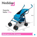 CARRIOLA PARA BEBE MOD. 502B AZUL · foto 5