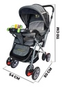 CARRIOLA PARA BEBE MOD. H-B GRIS · foto 5