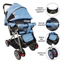 CARRIOLA PARA BEBE MOD. H-B AZUL · foto 4