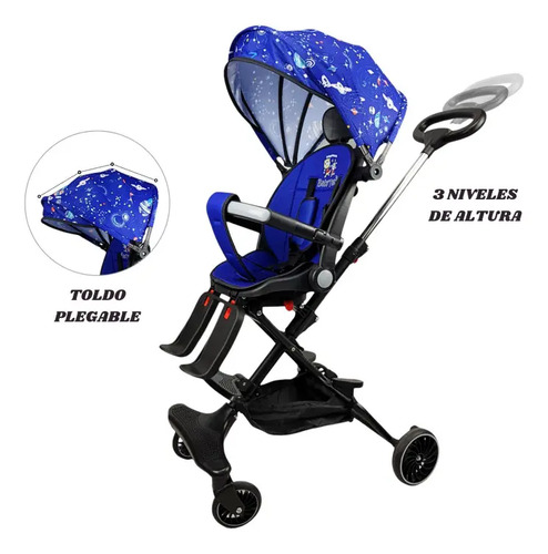CARRIOLA PARA BEBE MOD. H-A AZUL · foto 5