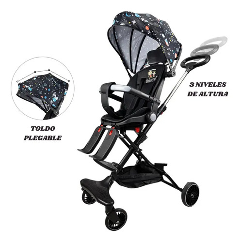 CARRIOLA PARA BEBE MOD. H-A NEGRO · foto 4