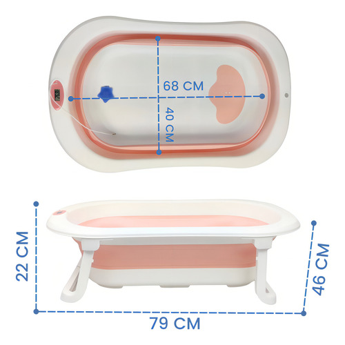 BAÑERA FG NUEVO MODELO ROSA · foto 5