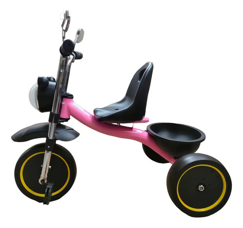 Triciclo tipo Moto faro con luz y sonido ROSA · foto 3