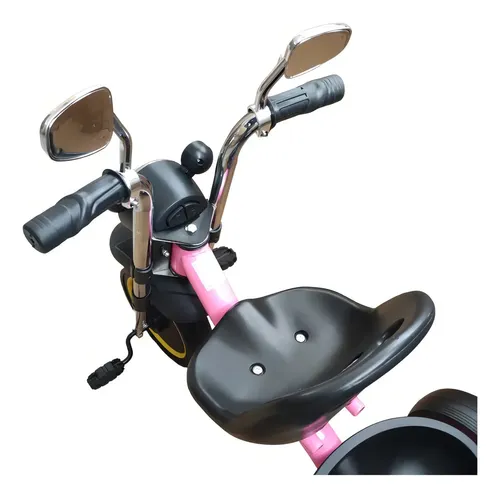 Triciclo tipo Moto faro con luz y sonido ROSA · foto 5