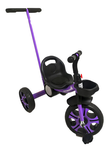 TRICICLO MOD.JET-050 CON BASTÓN MORADO · foto 2