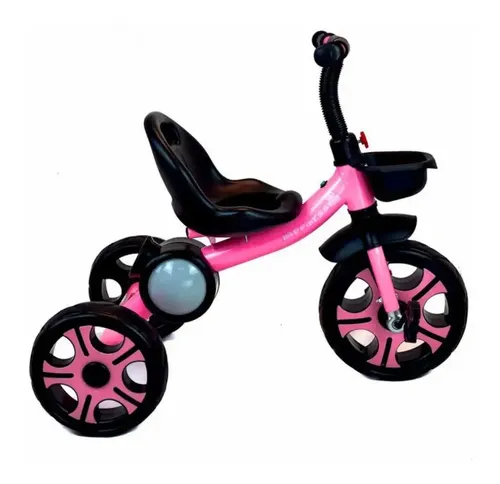 TRICICLO MOD.JET-050 CON BASTÓN ROSA · foto 4