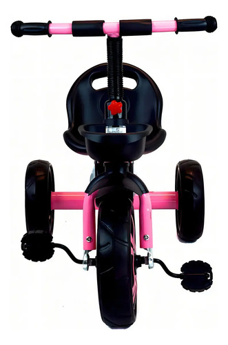 TRICICLO MOD.JET-050 CON BASTÓN ROSA · foto 5