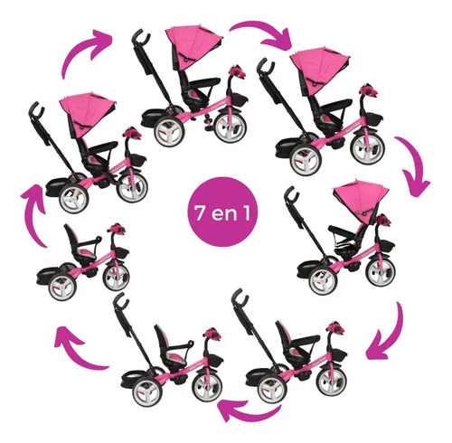 TRICICLO NUEVO MODELO ROSA · foto 3