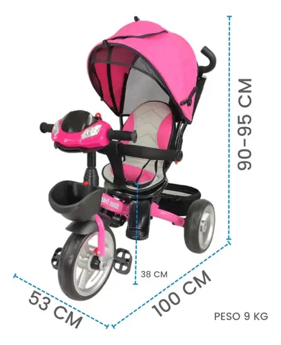 TRICICLO NUEVO MODELO ROSA · foto 6