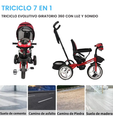 TRICICLO NUEVO MODELO ROJO · foto 5