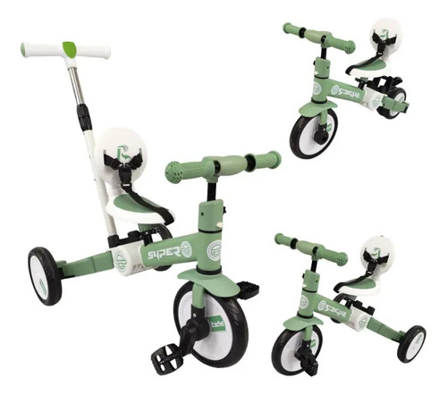 TRICICLO PLEGABLE NUEVO MODELO VERDE · foto 2