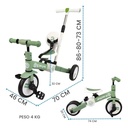 TRICICLO PLEGABLE NUEVO MODELO VERDE · foto 7