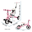 TRICICLO PLEGABLE NUEVO MODELO ROSA · foto 7