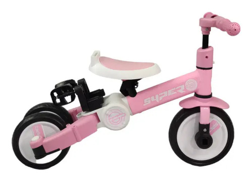 TRICICLO PLEGABLE NUEVO MODELO ROSA · foto 8