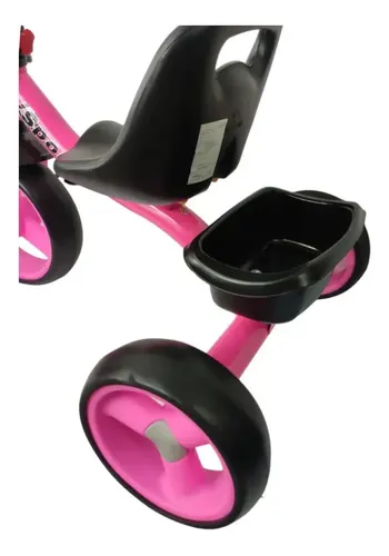 TRICICLO ECONOMICO ESPEJO Y TIMBRE ROSA · foto 5
