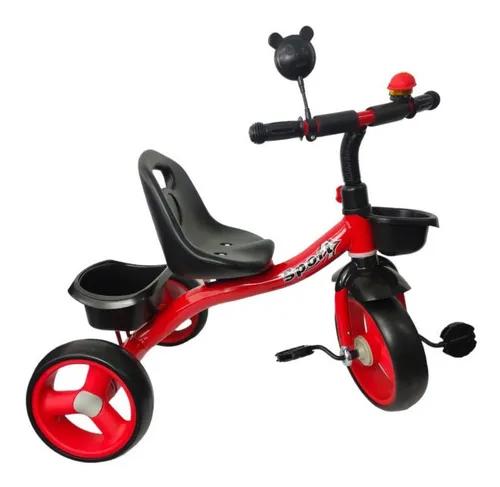 TRICICLO ECONOMICO ESPEJO Y TIMBRE ROJO · foto 3