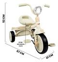 TEK-5028 Triciclo nuevo modelo BEIGE · foto 5