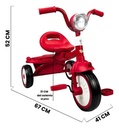 TEK-5028 Triciclo nuevo modelo ROJO · foto 5