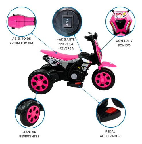 MOTITO ELECTRICA NVO MODELO ROSA · foto 3