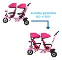 TRICICLO DOBLE NVO MODELO ROSA · foto 4