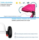 TRICICLO DOBLE NVO MODELO ROSA · foto 5