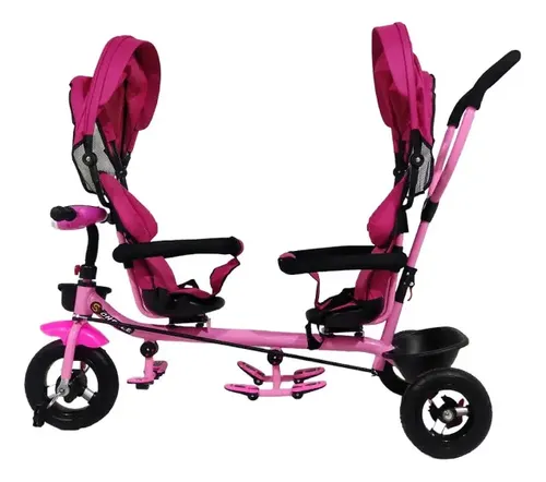 TRICICLO DOBLE NVO MODELO ROSA · foto 8