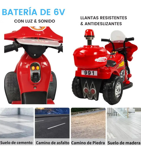 MOTO ELECTRICA NVO. MODELO ROJO · foto 7