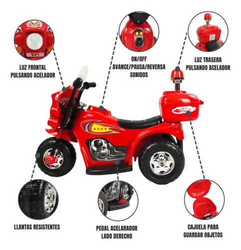 MOTO ELECTRICA NVO. MODELO ROJO · foto 9