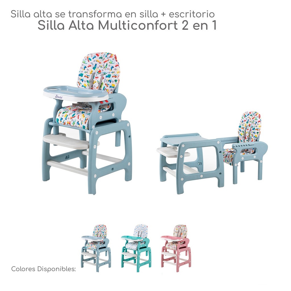 SILLA ALTA MULTICONFORT AZUL