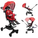 CARRIOLA PARA BEBE MOD. H-A ROJO