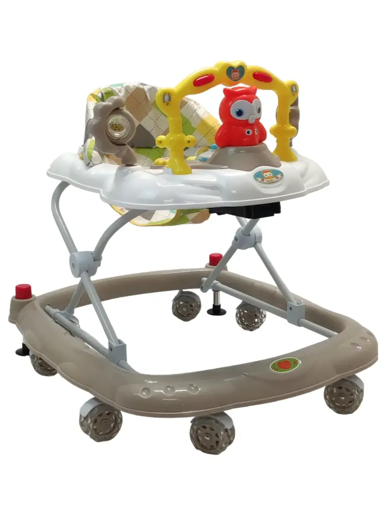 ANDADERA BUHO LLANTA GEL CAFE