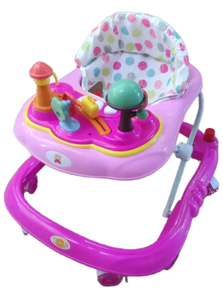 ANDADERA DE LUJO MOD. TEK 208 ROSA