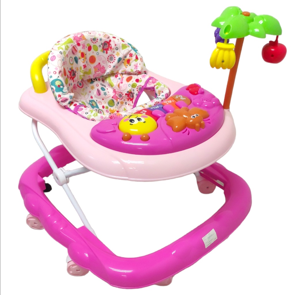 ANDADERA DE LUJO MOD. TEK-2095 ROSA