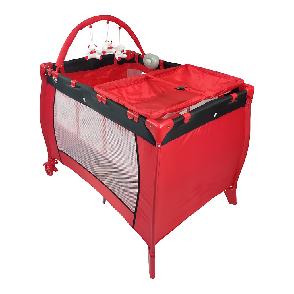 CUNA CORRAL MOD. F-U ROJO