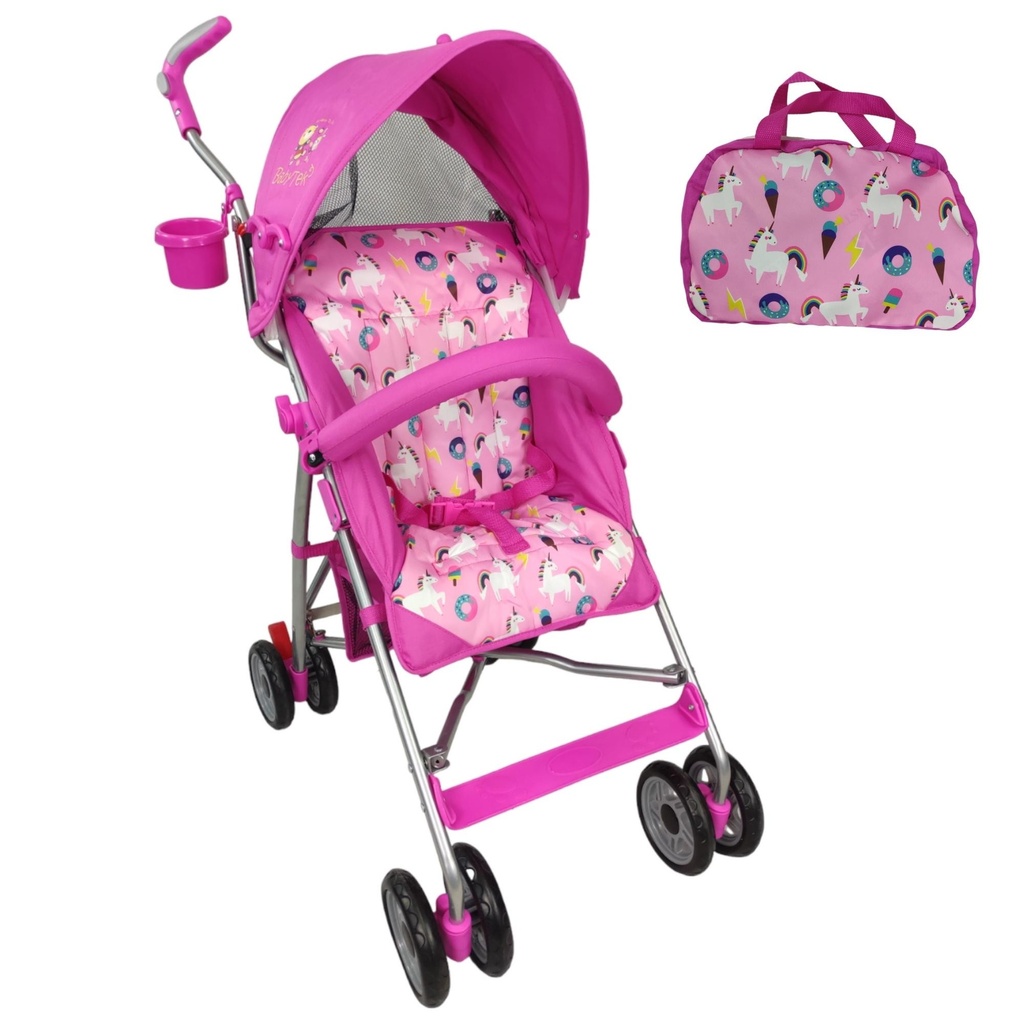 CARRIOLA PARA BEBE MOD. 502B ROSA